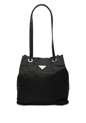 Prada Pre-Owned 2013-2025 Tessuto Drawstring tote bag - Black