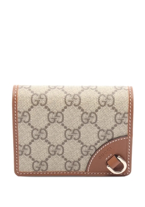 Gucci Pre-Owned 2016-2025 GG Supreme Wallet small wallets - Brown