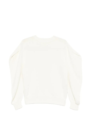 Issey Miyake puffed-sleeve sweater - Neutrals