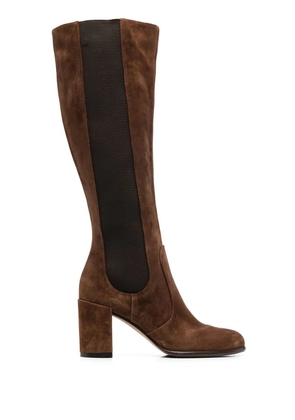 Sergio Rossi Aden elasticated side-panel boots - Brown