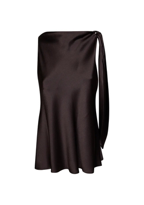 Antonelli bow-tie blouse - Brown