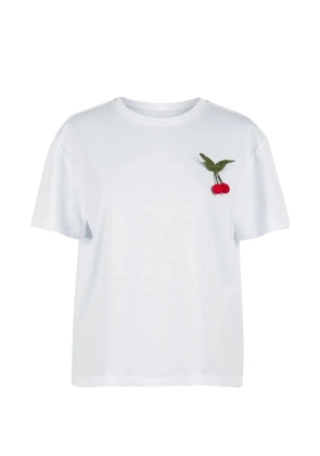 TWINSET cherry-detail T-shirt - White