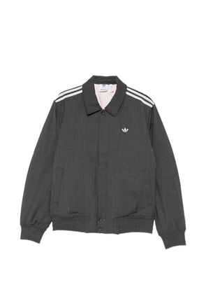 Wales Bonner stripe-detail bomber jacket - Grey