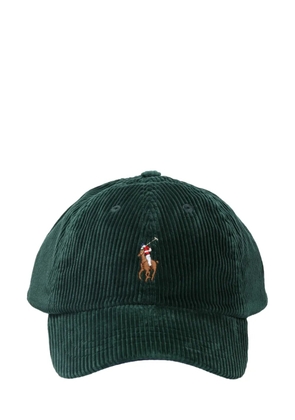 Polo Ralph Lauren logo-embroidered corduroy cap - Green