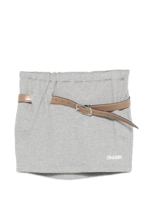 Magliano Provincia logo-detail mini skirt - Grey