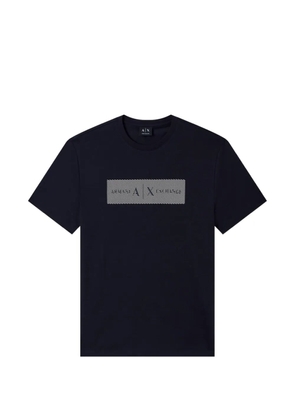 Armani Exchange pattern T-shirt - Blue
