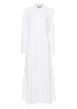 Elie Saab classic collar dresses - White