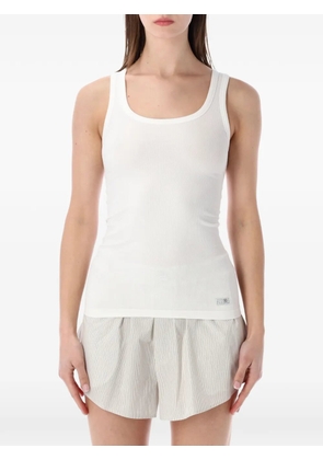 MM6 Maison Margiela ribbed tank top - White