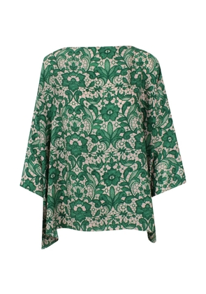 Gianluca Capannolo floral-lace blouse - Green