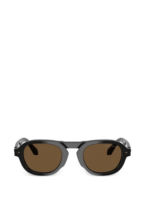 Giorgio Armani round-frame sunglasses - Black