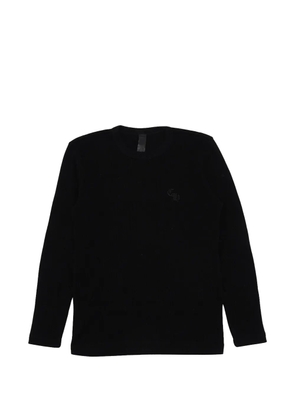 Chrome Hearts embroidered long-sleeve T-shirt - Black