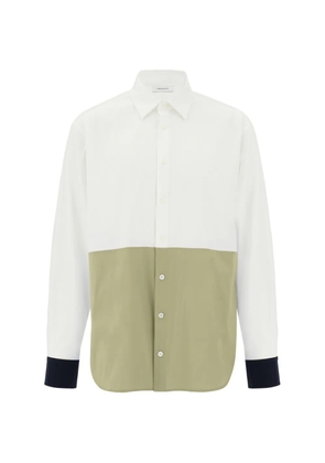 Ferragamo color-block shirt - White