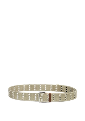 ISABEL MARANT Fatsa eyelets-embelishment belt - Neutrals