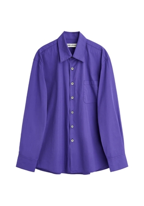 OUR LEGACY pocket poplin shirt - Purple