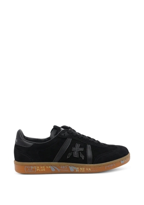 Premiata Bonnie 8199 round-toe suede sneakers - Black