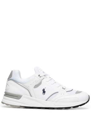 Polo Ralph Lauren embroidered-pony detail sneakers - White