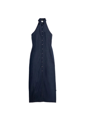 7 For All Mankind buttoned maxi dress - Blue