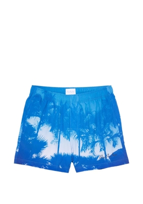 BLUE SKY INN palm print swim shorts