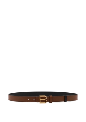 Bally B-twist reversible leather belt - Brown