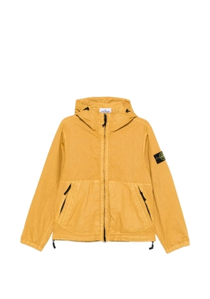 Stone Island zip-up hooded jacket - Yellow