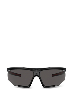 Prada Linea Rossa geometric-frame sunglasses - Black