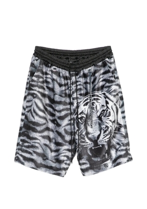 Mastermind World tiger-print shorts - Black