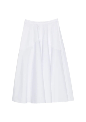 BITE Studios zip-fastening midi skirt - White