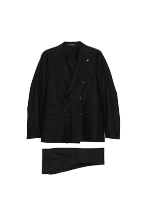 Tagliatore double-breasted suit - Black