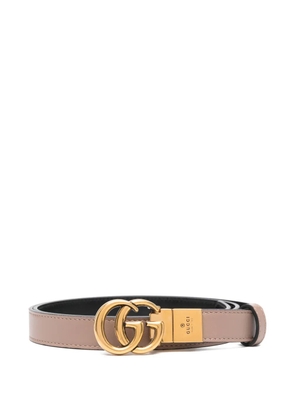Gucci Pre-Owned 2020s double face leather belt - Brown