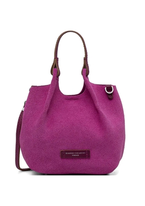 GIANNI CHIARINI Dua top handle shoulder bag - Purple