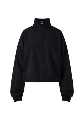 Carven high-neck zip sweatshirt - Black