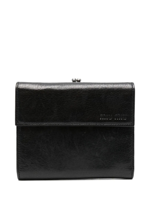 Miu Miu Pre-Owned 2010s leather wallet - Black
