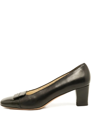 Ferragamo Pre-Owned 50mm leather pumps - Black