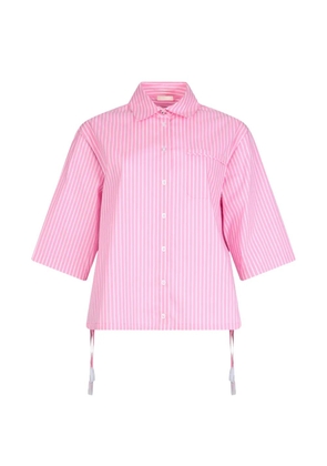 LIU JO striped pocket shirt - Pink