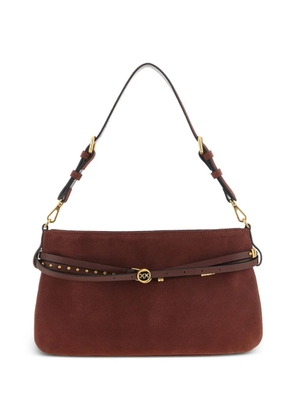 PINKO medium Belt suede shoulder bag - Red