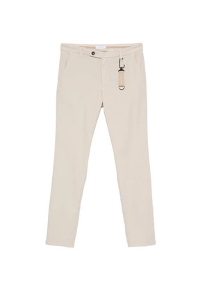 Manuel Ritz zip-fly trousers - Neutrals