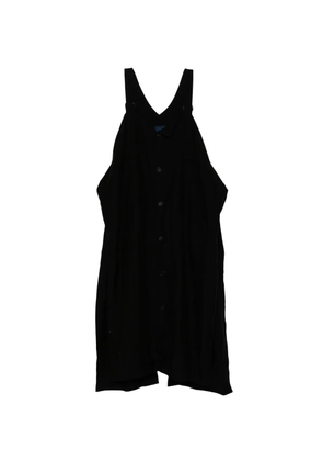Yohji Yamamoto ribbon back dress - Black