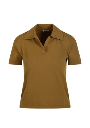 Roberto Collina polo V-neck T-shirt - Brown