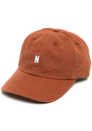 Norse Projects logo-embroidered baseball cap - Brown