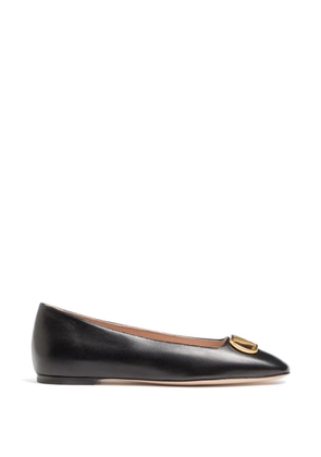 Valentino Garavani VLogo Signature Ballerina in Nappa - Black