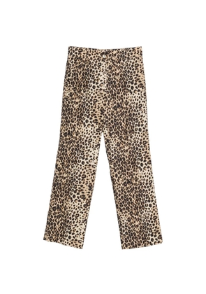 Marella leopard-print trousers - Neutrals