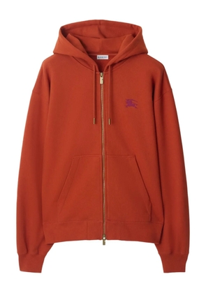 Burberry logo zip hoodie - Orange