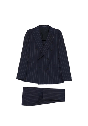Tagliatore pinstripe double-breasted suit - Blue