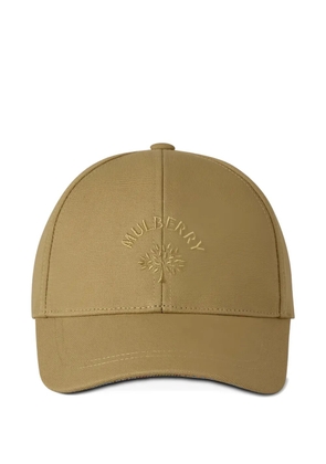 Mulberry logo-embroidery baseball cap - Neutrals