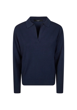 Weekend Max Mara polo V-neck top - Blue