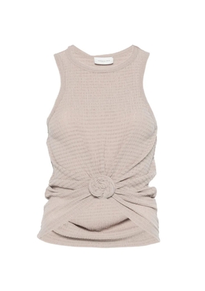 Magda Butrym knot-detail top - Brown