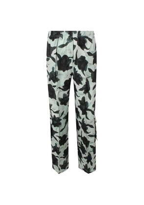 Christian Wijnants floral-print trousers - Green
