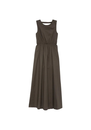 The Garment Cyprus sleeveless gathered dress - Brown