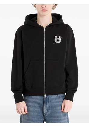 Kenzo Lunar New Year zip-up graphic hoodie - Black