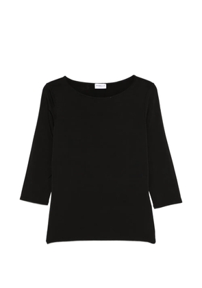 Marella Euro round-neck top - Black